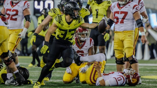 Evan Williams USC Fumble